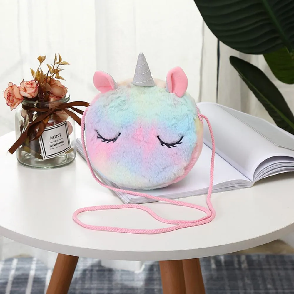 2PCS Children Cartoon Cute Unicorn Shoulder Bags Children's Bags Wholesale