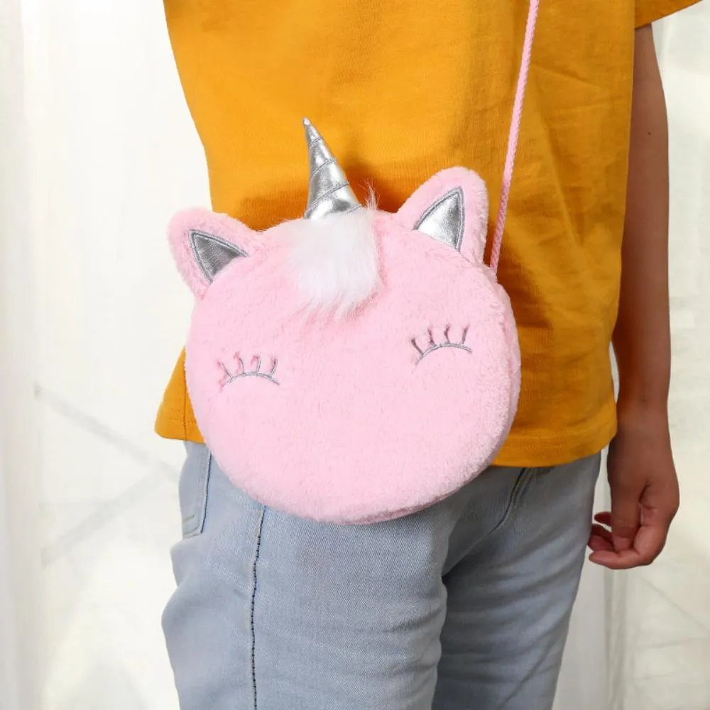 2PCS Children Cartoon Cute Unicorn Shoulder Bags Children's Bags Wholesale