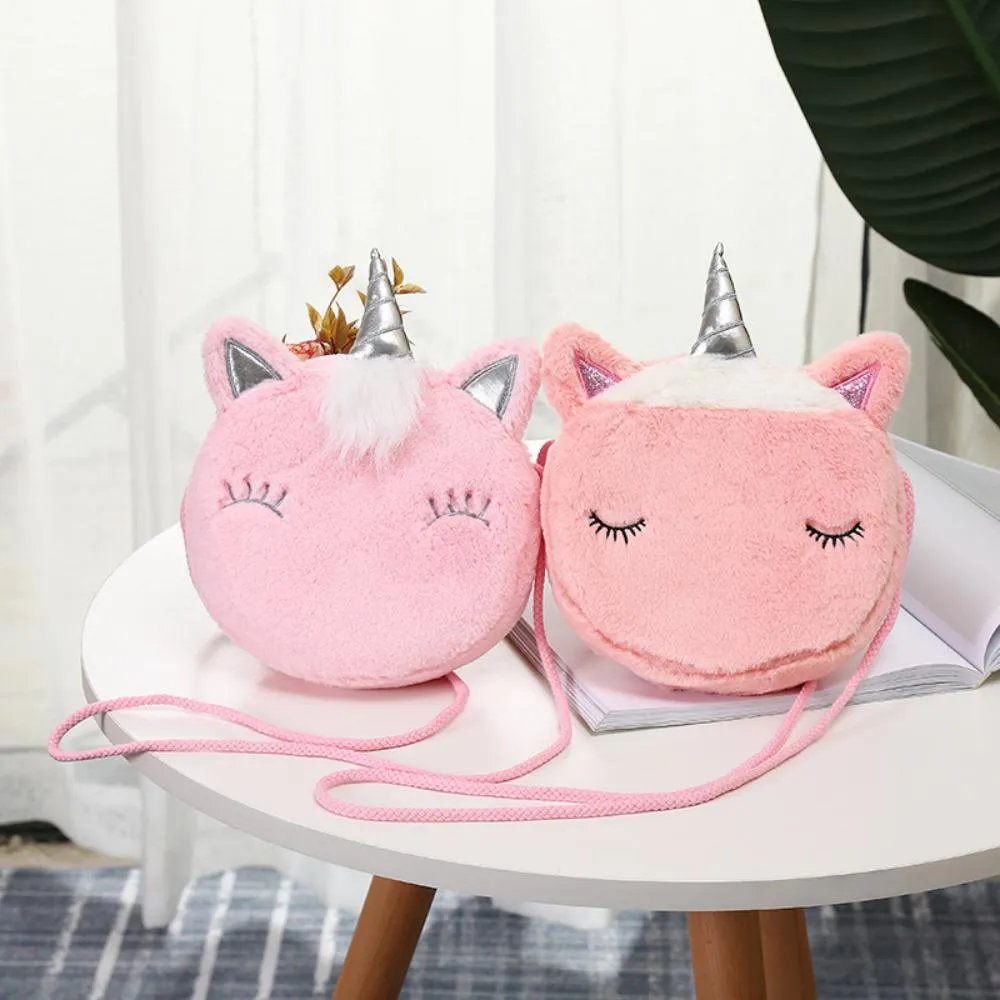 2PCS Children Cartoon Cute Unicorn Shoulder Bags Children's Bags Wholesale