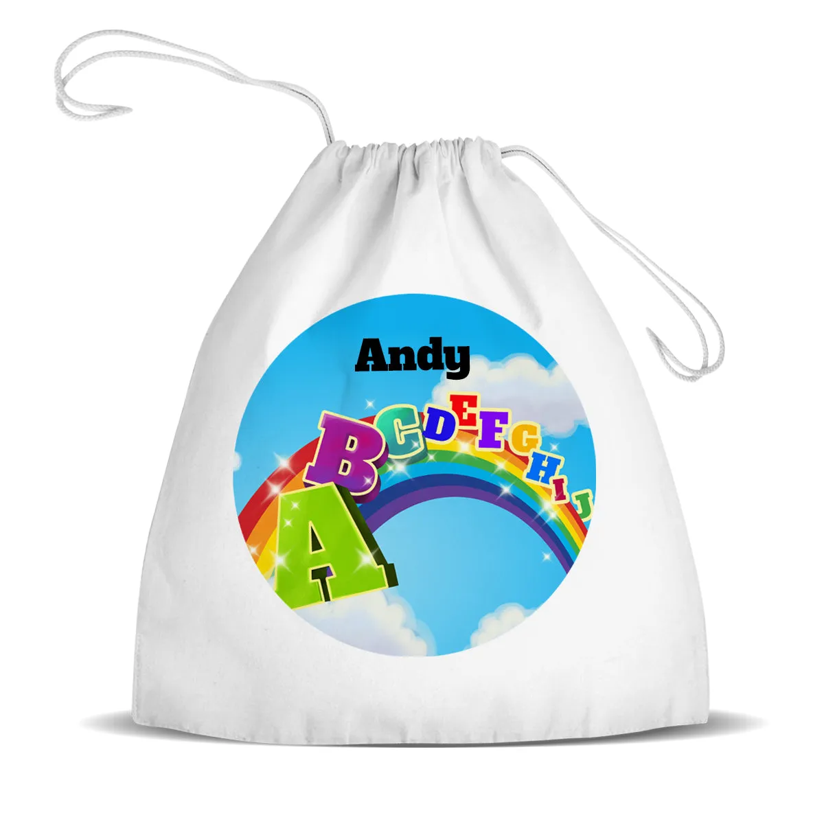 A to Z  Premium Drawstring Bag