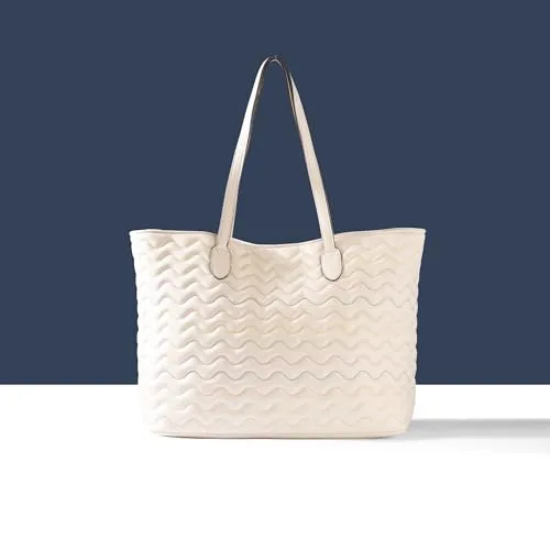 Accessorize London Women's Wiggle Stitch Tote Bag