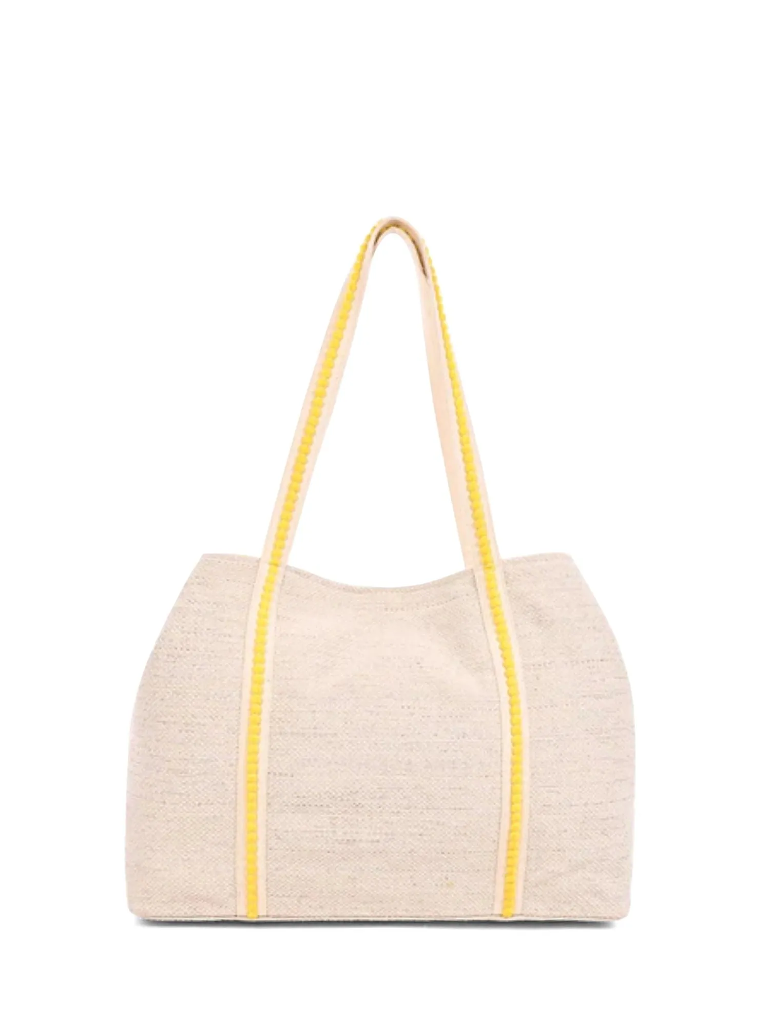 America & Beyond Lemon-Beaded Canvas Tote Bag - Brands We Love