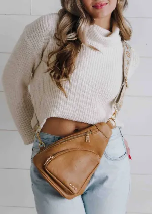 Austin Sling Bag: Caramel