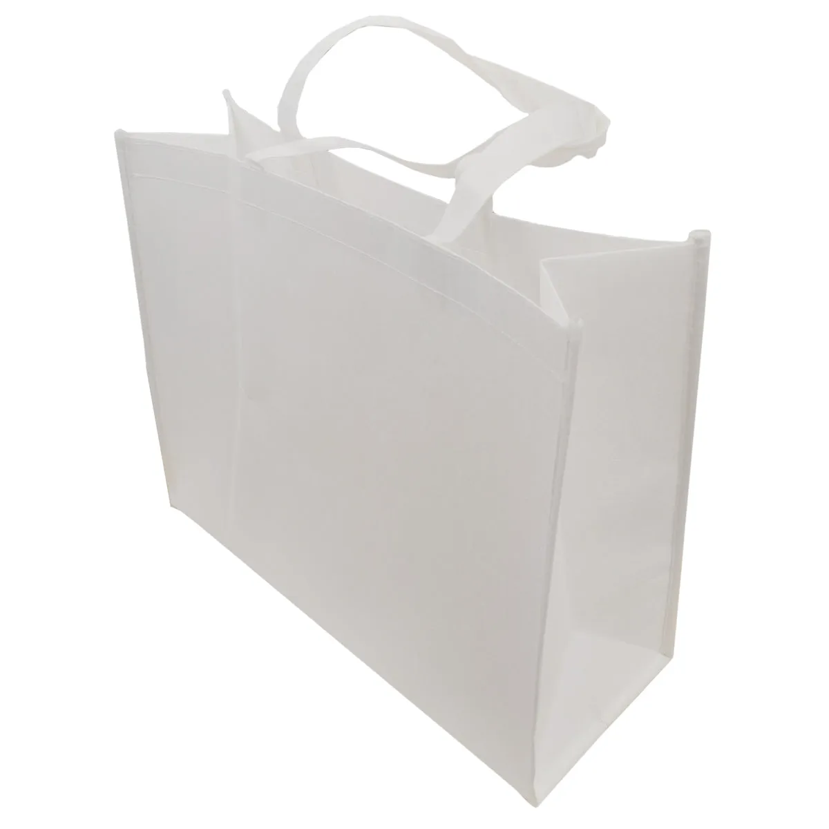 Bags - Shopping Bag with Gusset - Fibre Paper - 40cm x 32cm - Short Handles