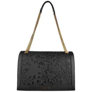 Baldinini Trend Elegant Floral Calfskin Shoulder Bag