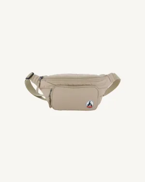 Beige Dena bi-fabric waistbag