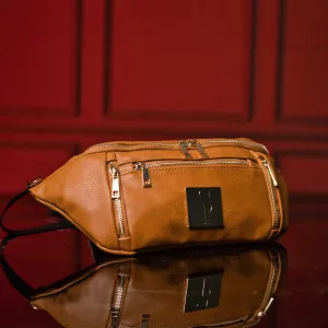 Brown Luciano Leather Sling Bag