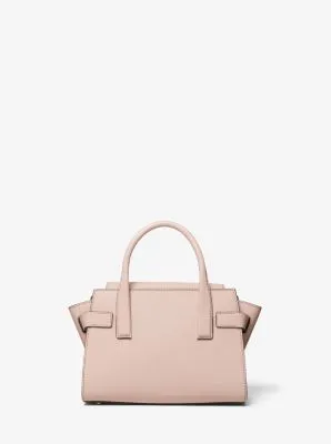 Carmen Extra-Small Saffiano Leather Belted Satchel