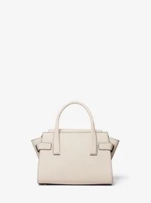 Carmen Extra-Small Saffiano Leather Belted Satchel