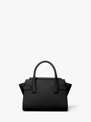 Carmen Extra-Small Saffiano Leather Belted Satchel