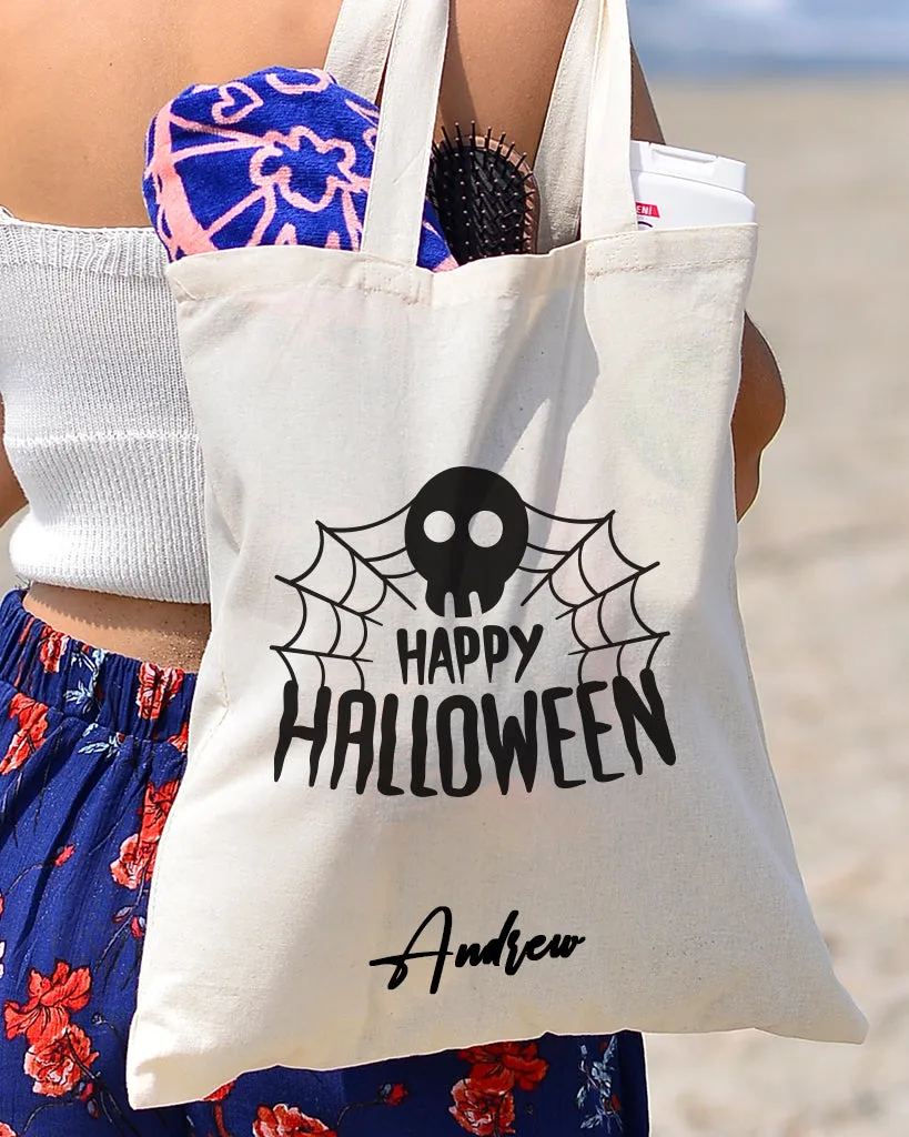 Cobweb - Halloween Tote Bags