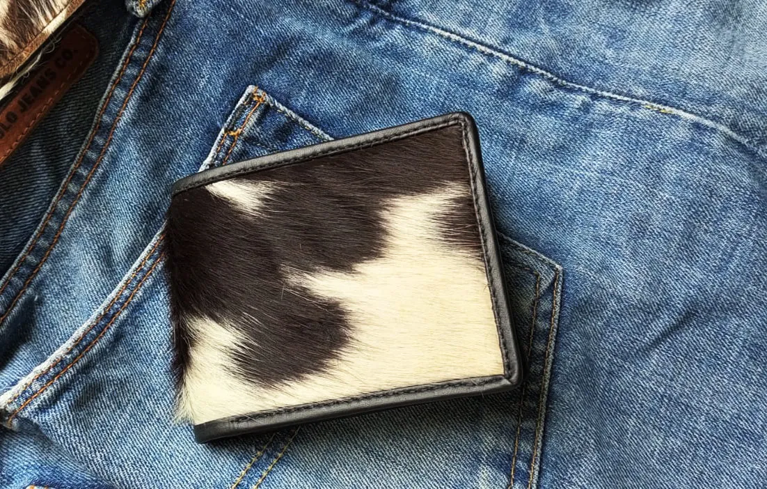 Exclusive Cowhide Leather Wallets For Men bifold Wallet