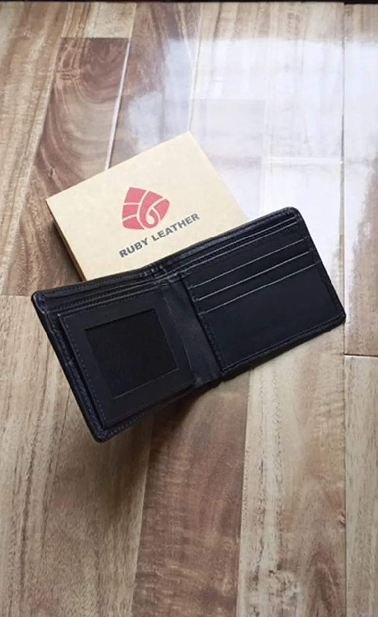 Exclusive Cowhide Leather Wallets For Men bifold Wallet