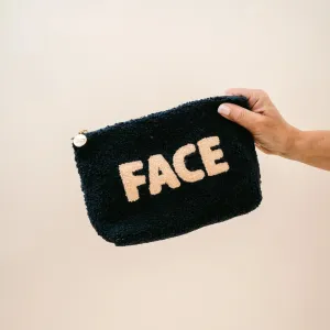 Face Teddy Pouch (Navy)