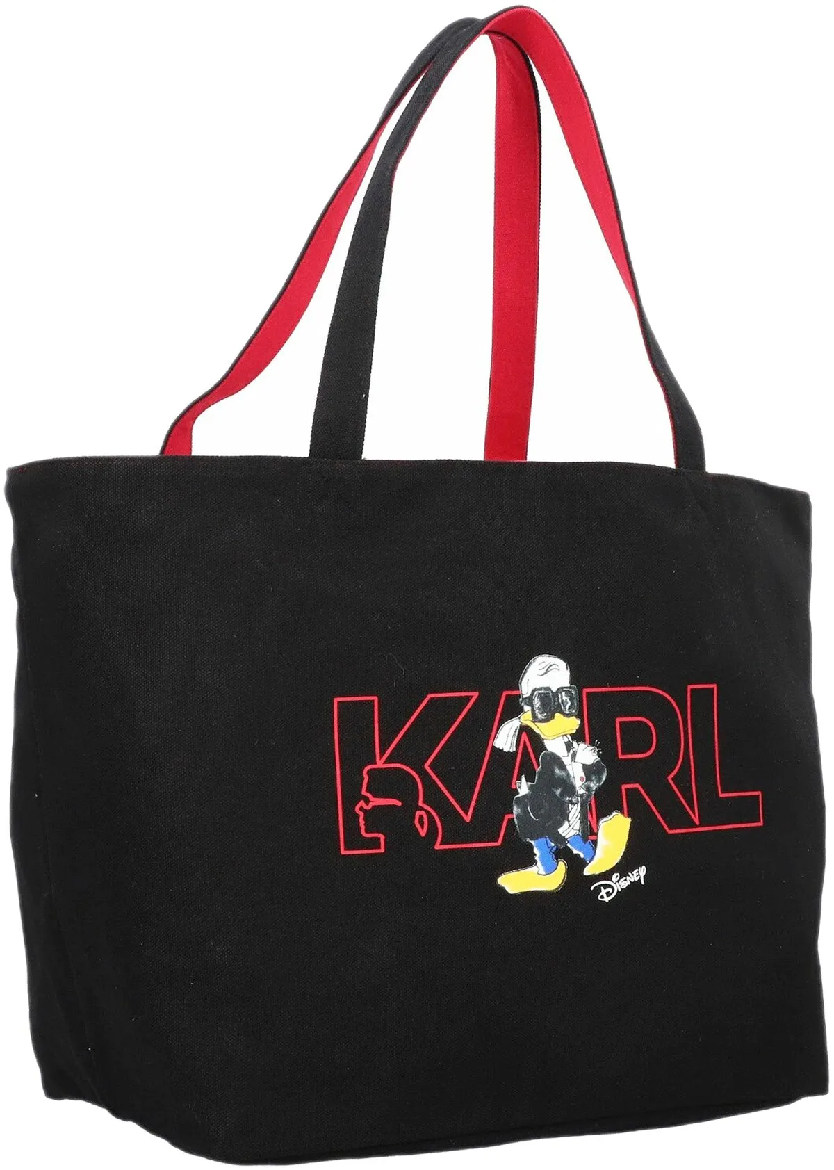 Karl Lagerfeld  X Disney Donald Duck In Red Black For Women