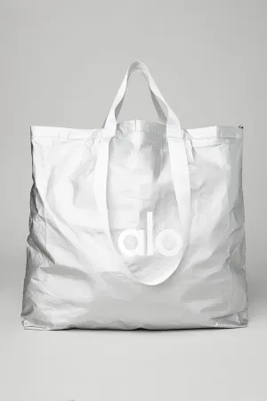 Keep It Dry Packable Tote - Silver Foil