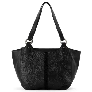 Leather bag The Sak Bolinas Satchel, black