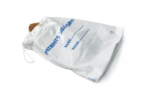 Medline Drawstring Patient Belonging Bags: White, 250 Count