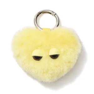 Monsters Heart Keychain Yellow