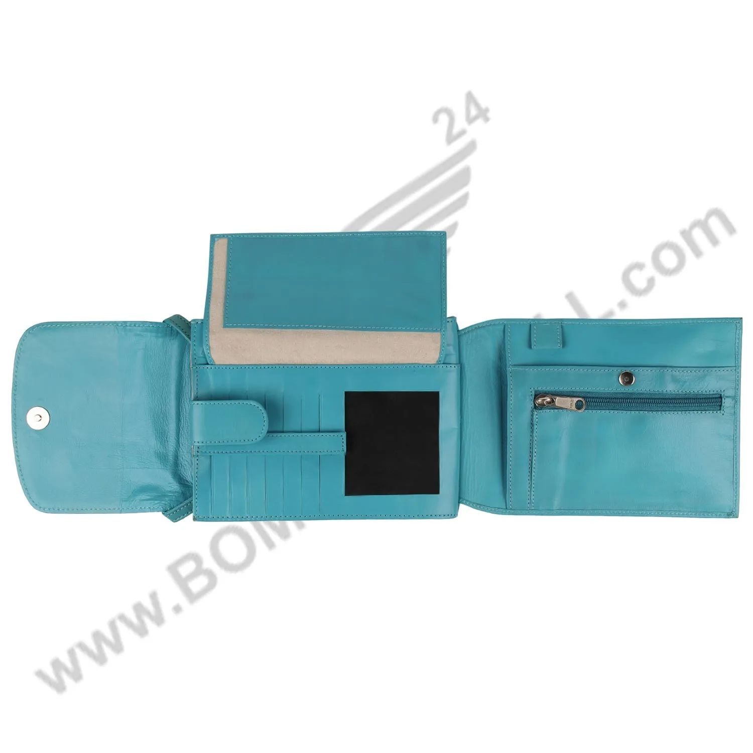 MULTI POCKET CROSS BODY MIR HAND BAG