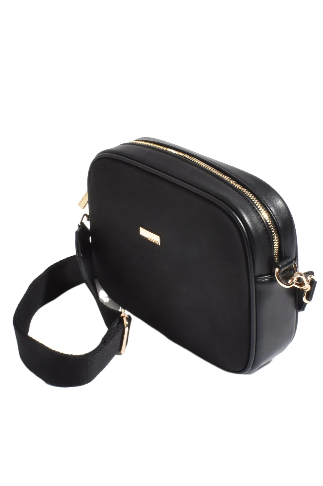 Paloma Suede Camera Bag (Black)