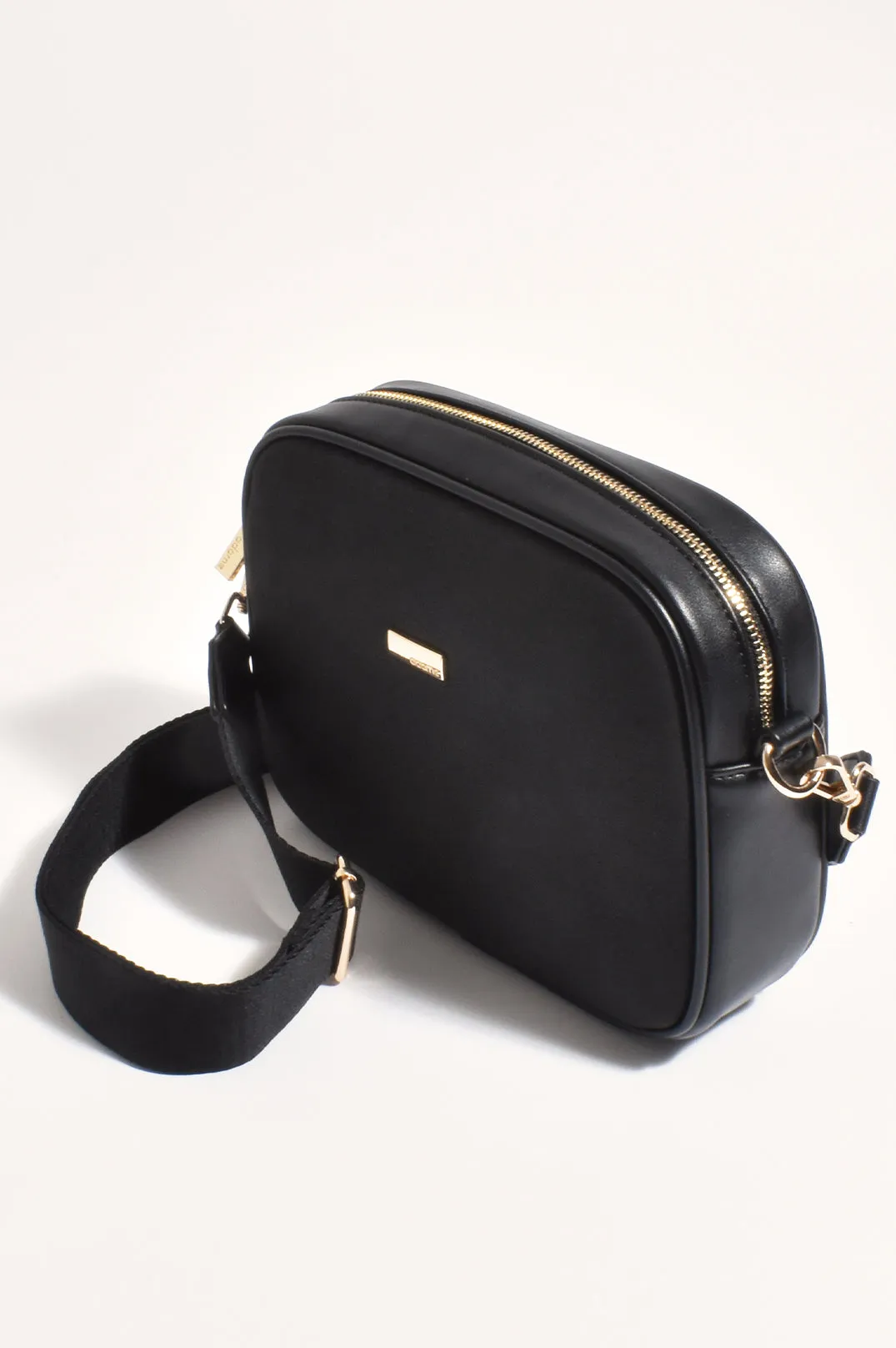 Paloma Suede Camera Bag (Black)