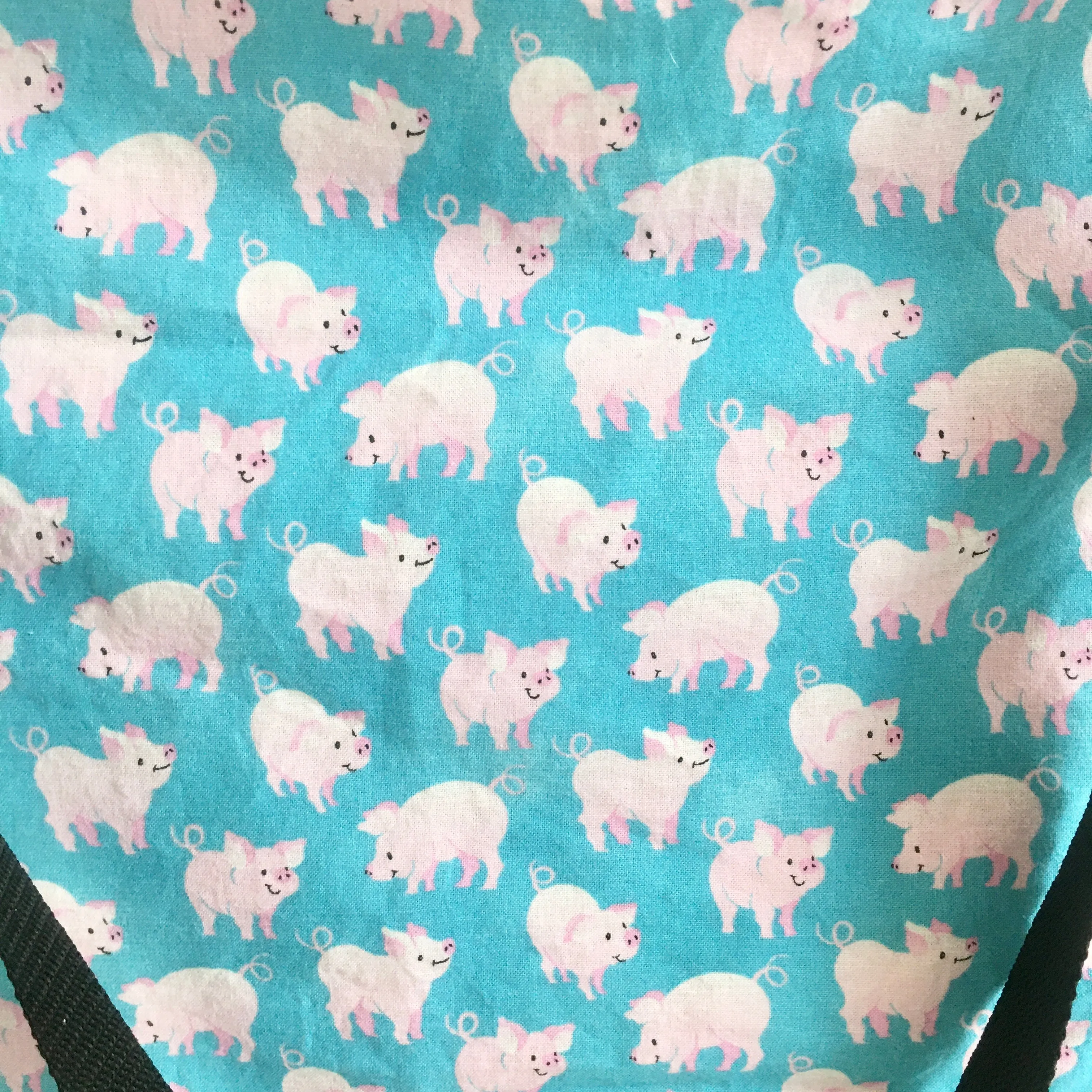 Pink Pigs - Travel Tote Bag