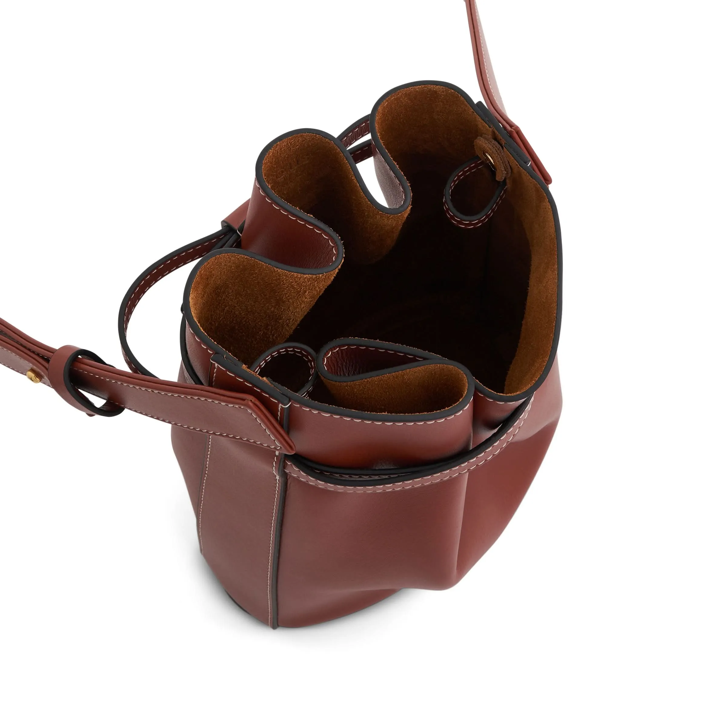 Sigma Small Bucket Bag in Cognac