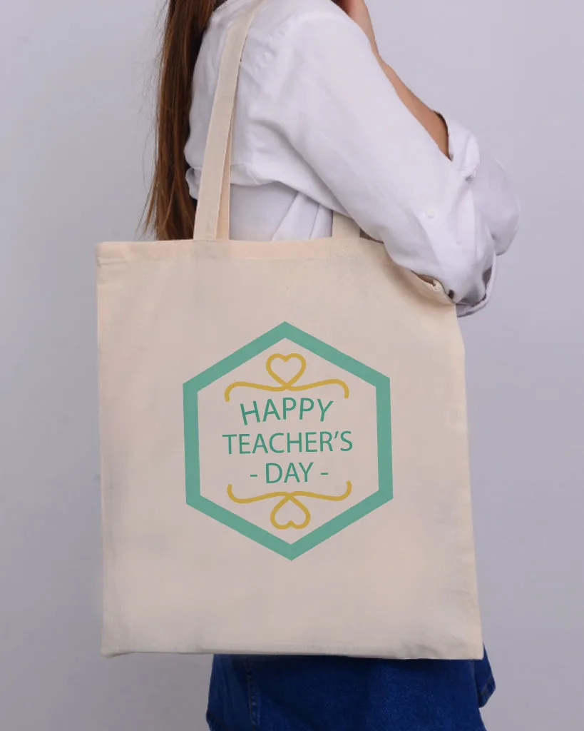 Teacher Love Customizable Tote Bag- Teacher's Tote Bags