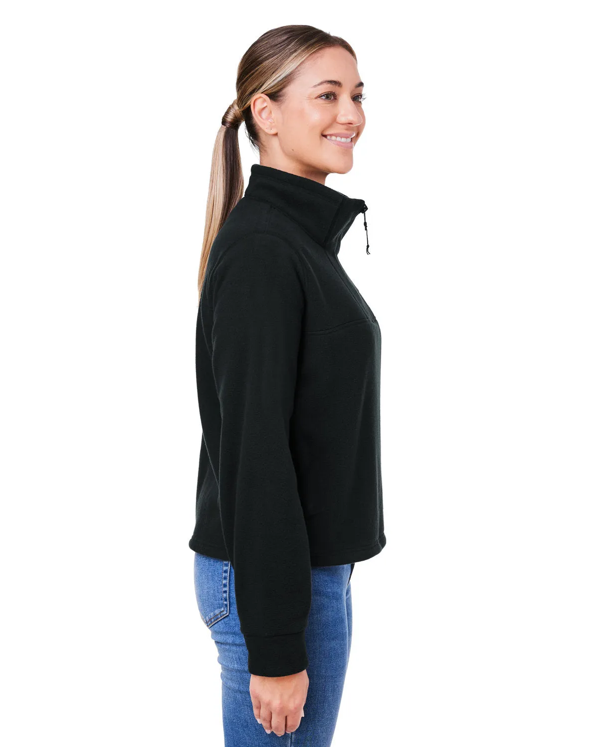 Under Armour LIMITED EDITION Ladies Expanse Custom Fleece Half-Zips, Black