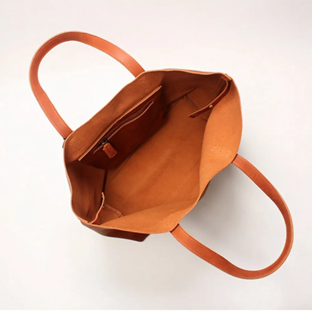 Women's leather tote bag Small tote bag Leather purse Women's tote Leather carryall Leather shopper bag Leather tote