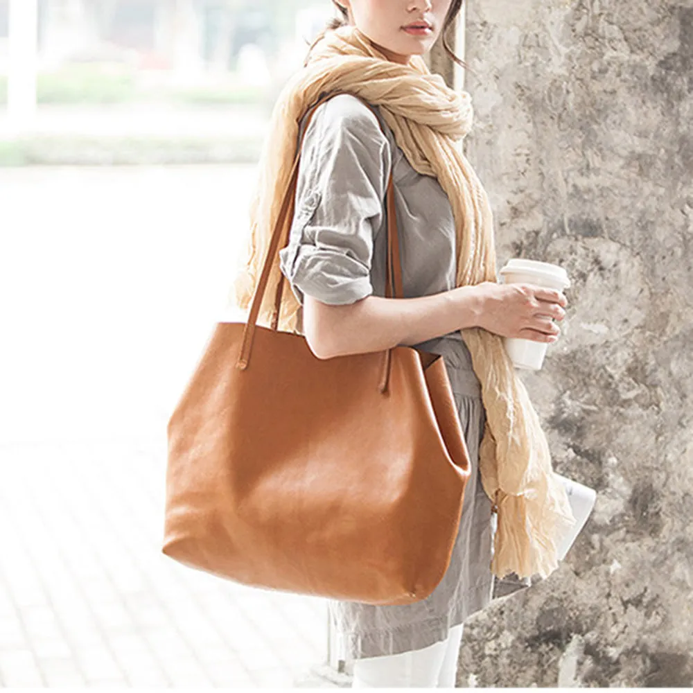 Women's leather tote bag Small tote bag Leather purse Women's tote Leather carryall Leather shopper bag Leather tote