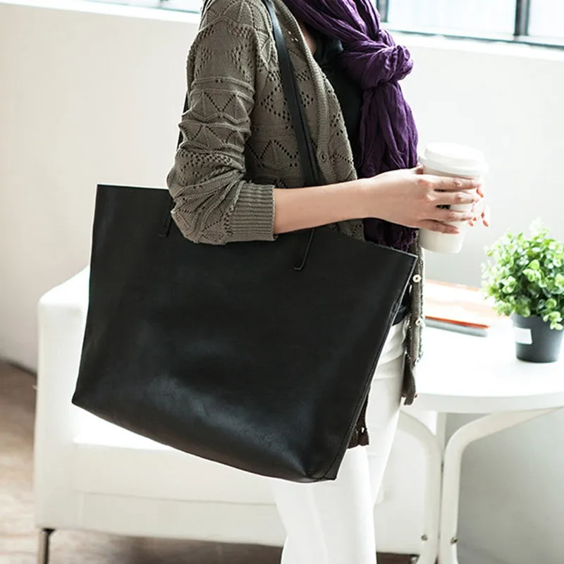 Women's leather tote bag Small tote bag Leather purse Women's tote Leather carryall Leather shopper bag Leather tote