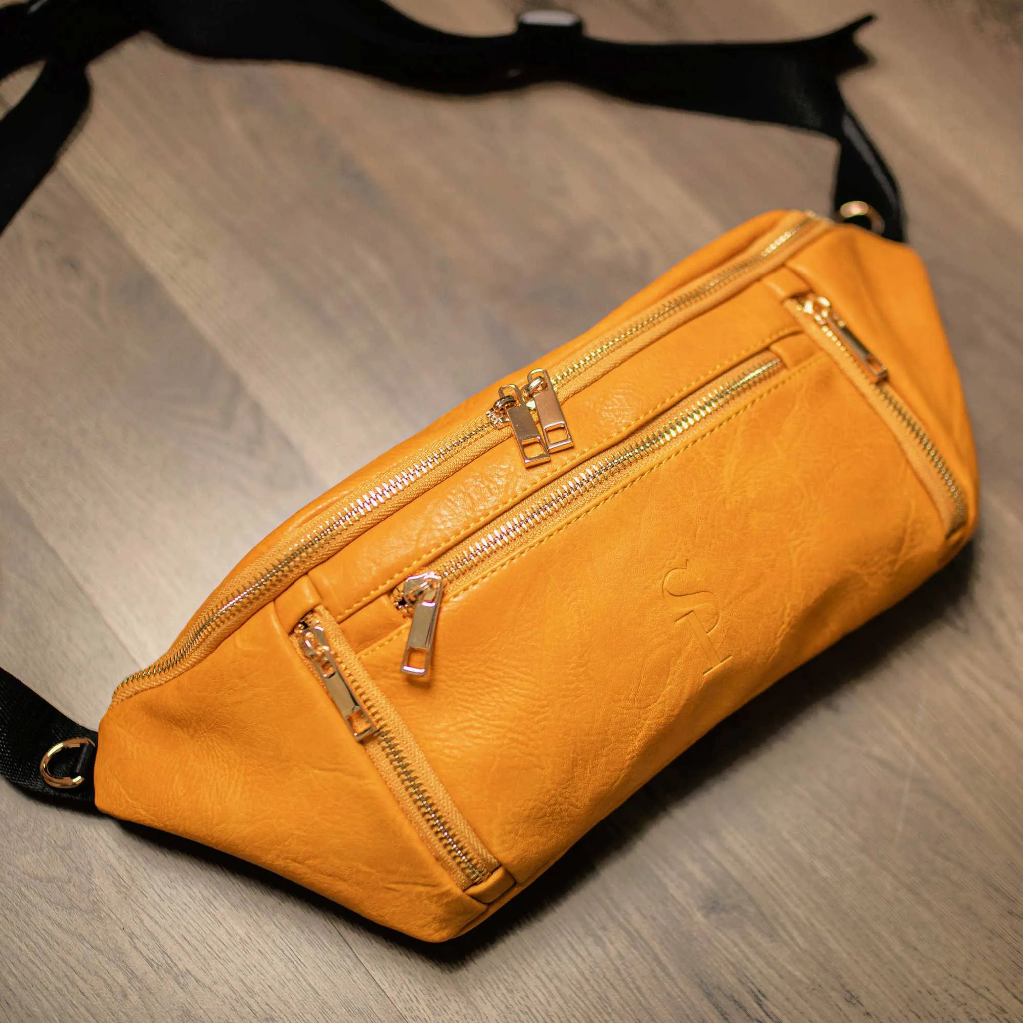 Yellow Leather Sling