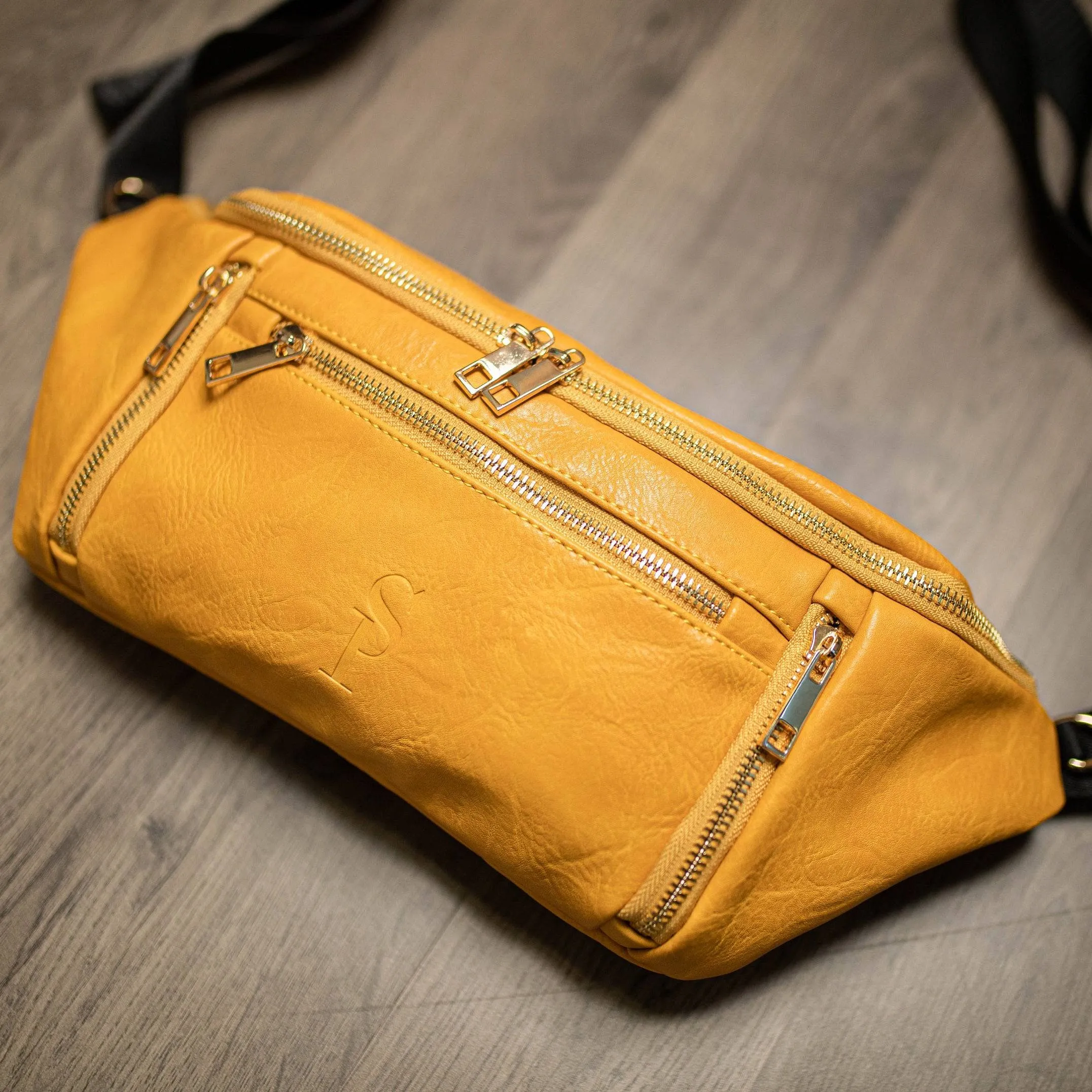 Yellow Leather Sling